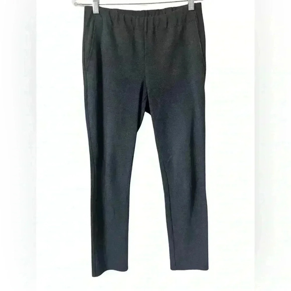 Eileen Fisher Gray Ponte Casual Pants Leggings - Picture 1 of 8